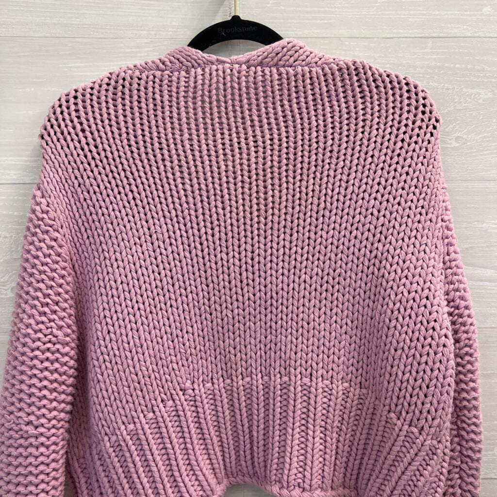 Free People Orchid Chunky Knit Sweater Small