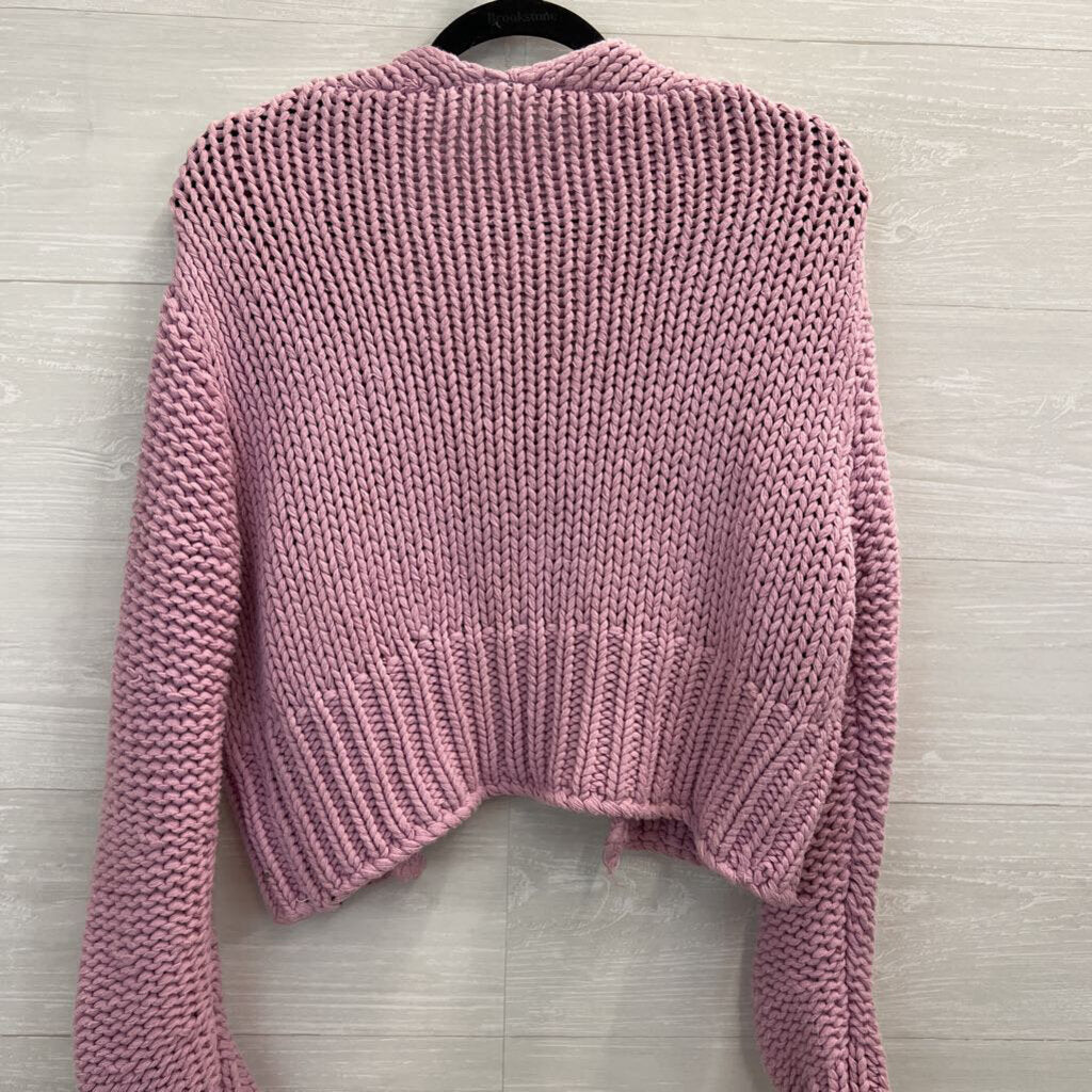Free People Orchid Chunky Knit Sweater Small
