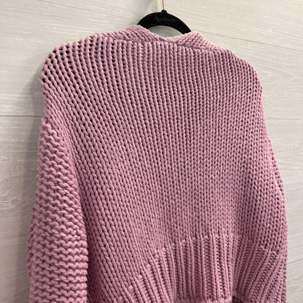 Free People Orchid Chunky Knit Sweater Small
