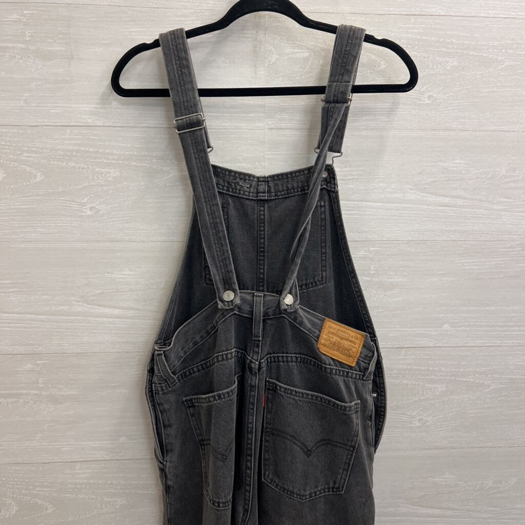 Levi's Black Denim Overalls Small