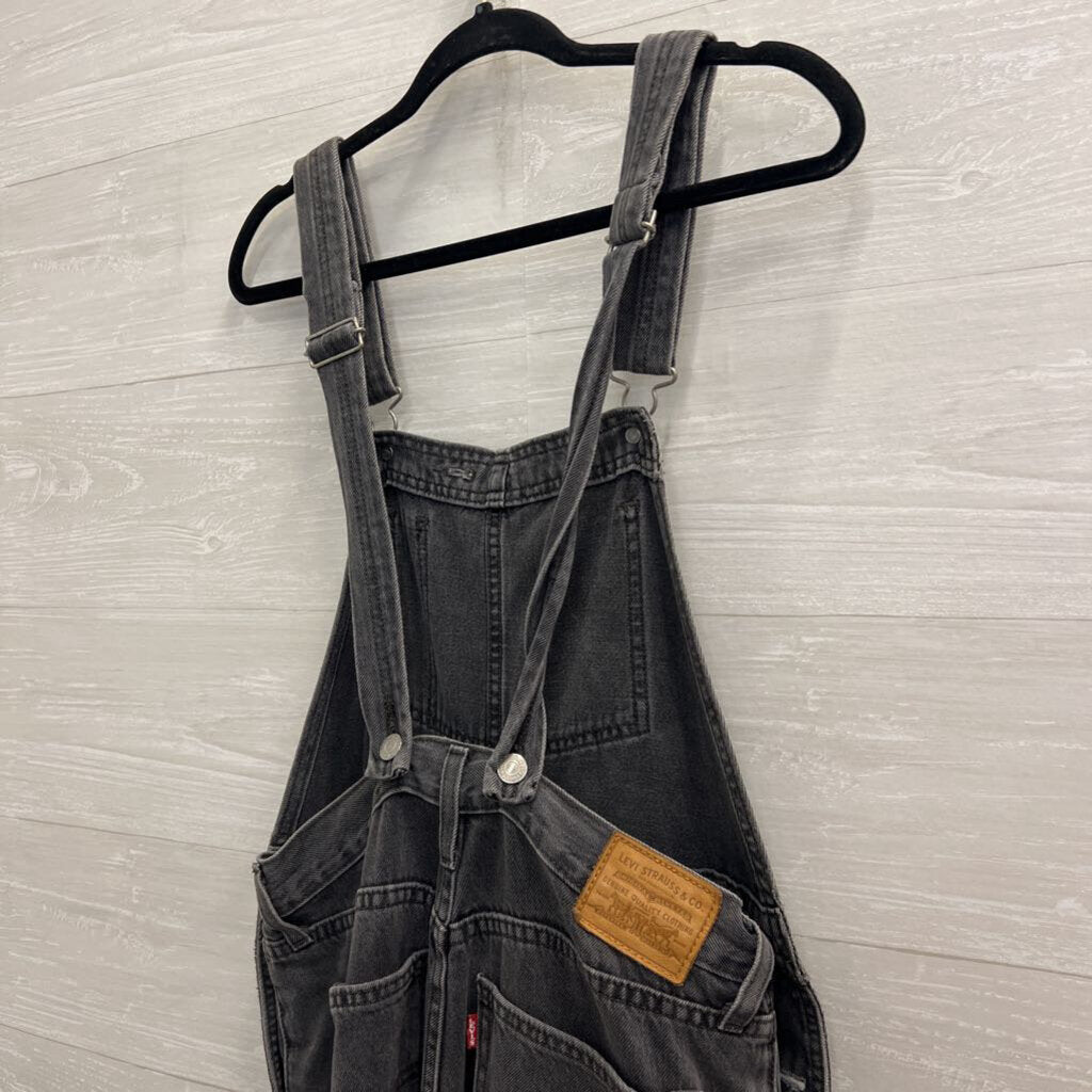 Levi's Black Denim Overalls Small