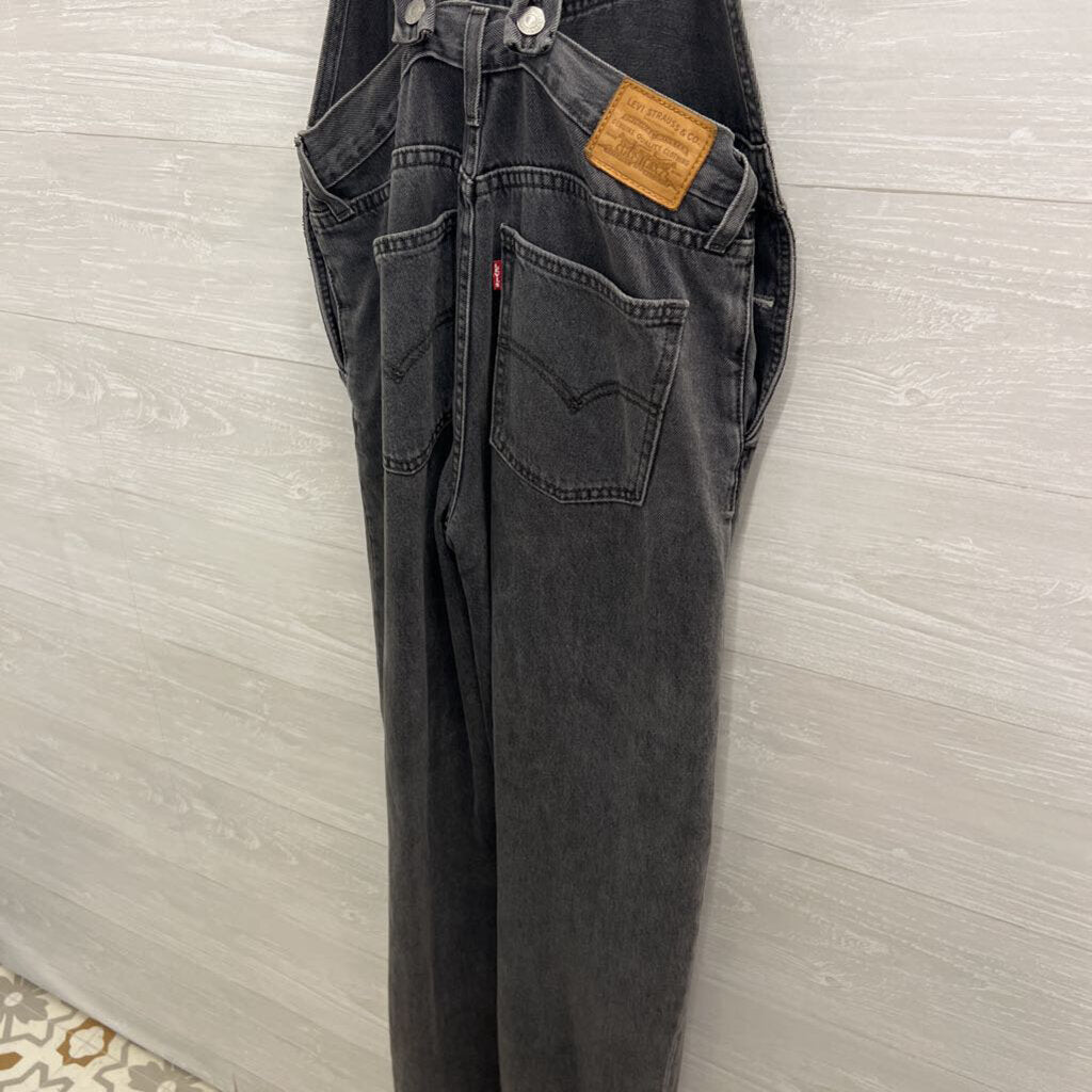 Levi's Black Denim Overalls Small
