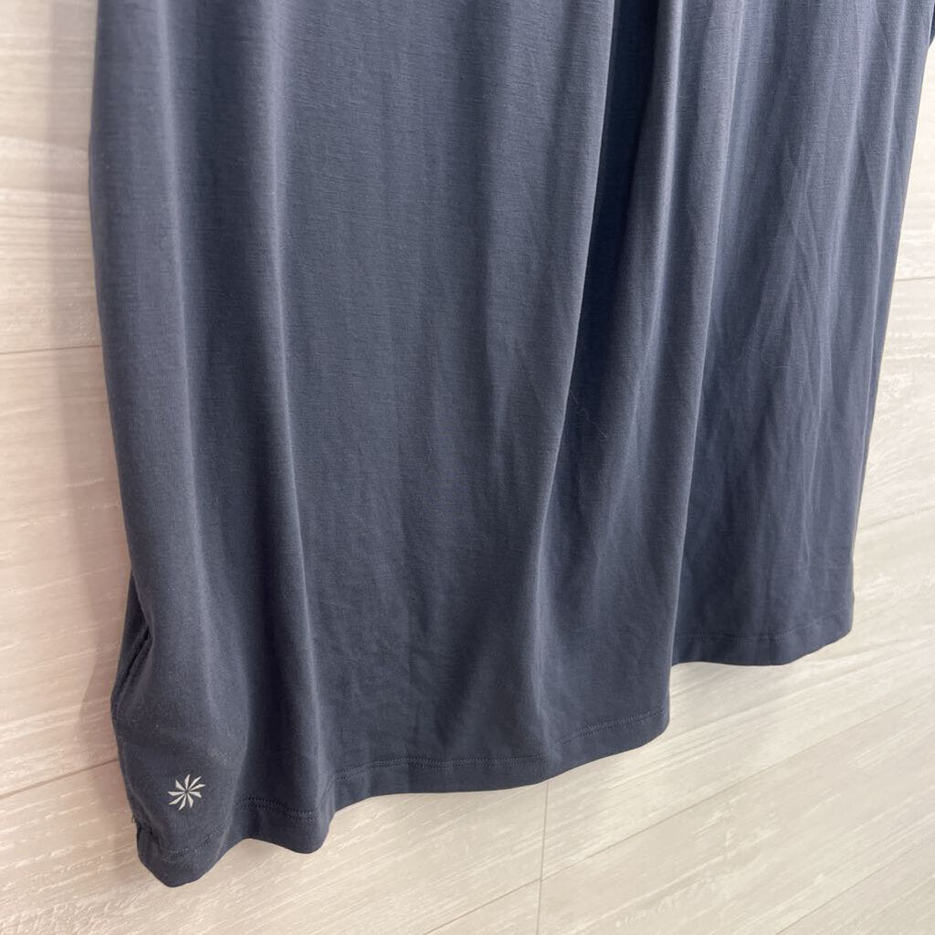 Athleta Grey Athletic Tee Medium