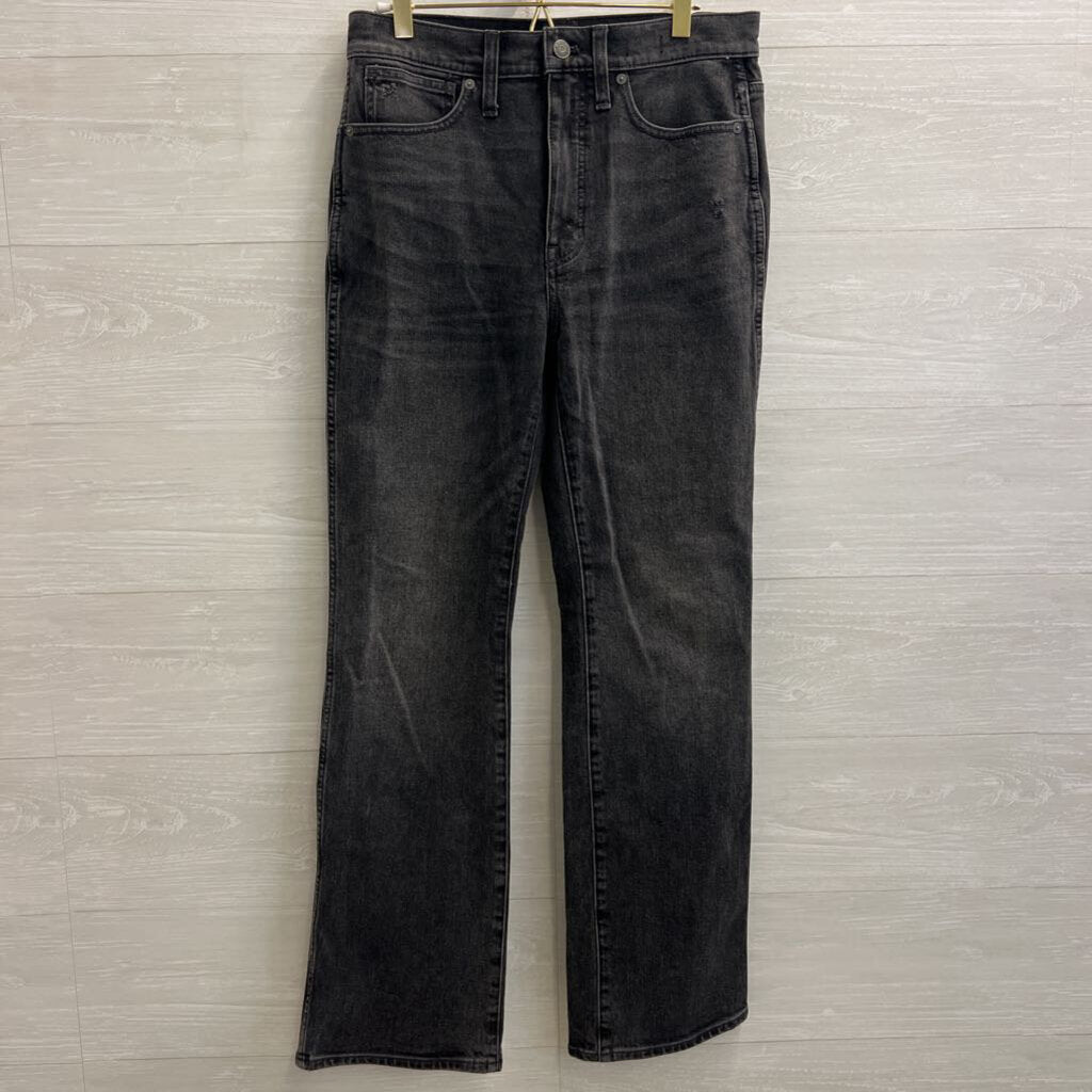 Madewell Black Denim High Rise Boot Cut Jean 27