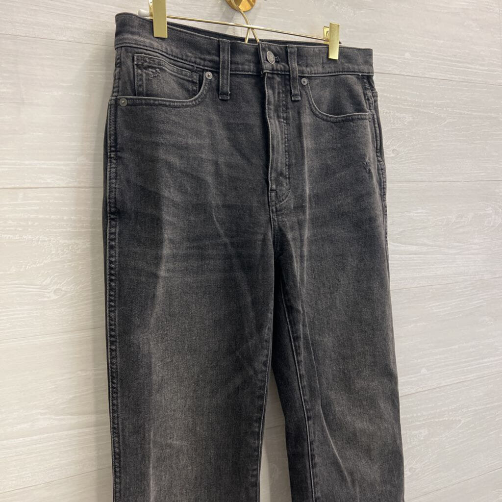 Madewell Black Denim High Rise Boot Cut Jean 27