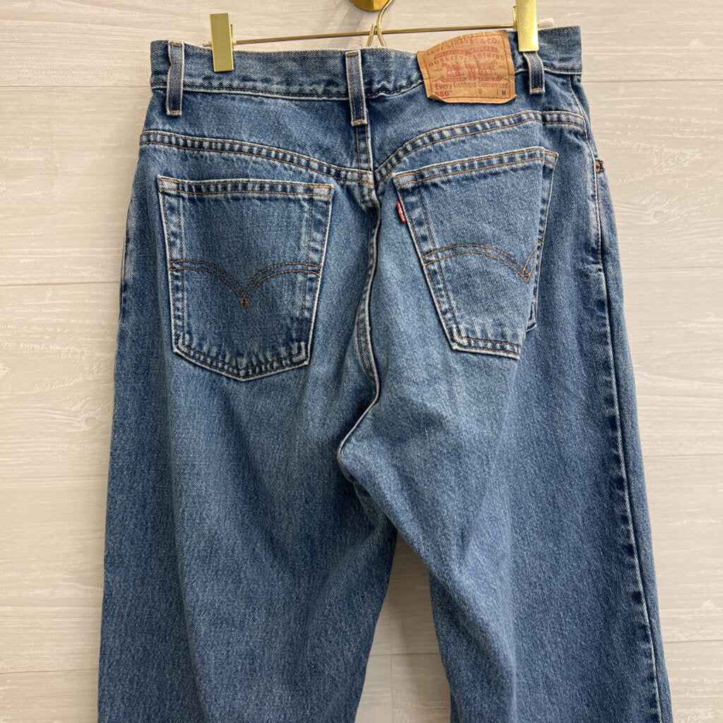 Levi's Medium Wash 550 Relaxed Fit 12P