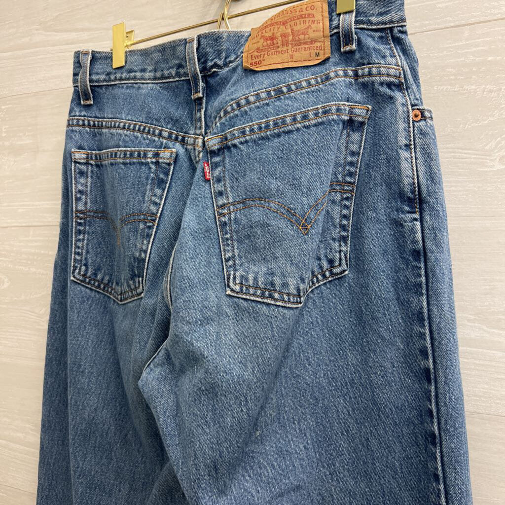 Levi's Medium Wash 550 Relaxed Fit 12P