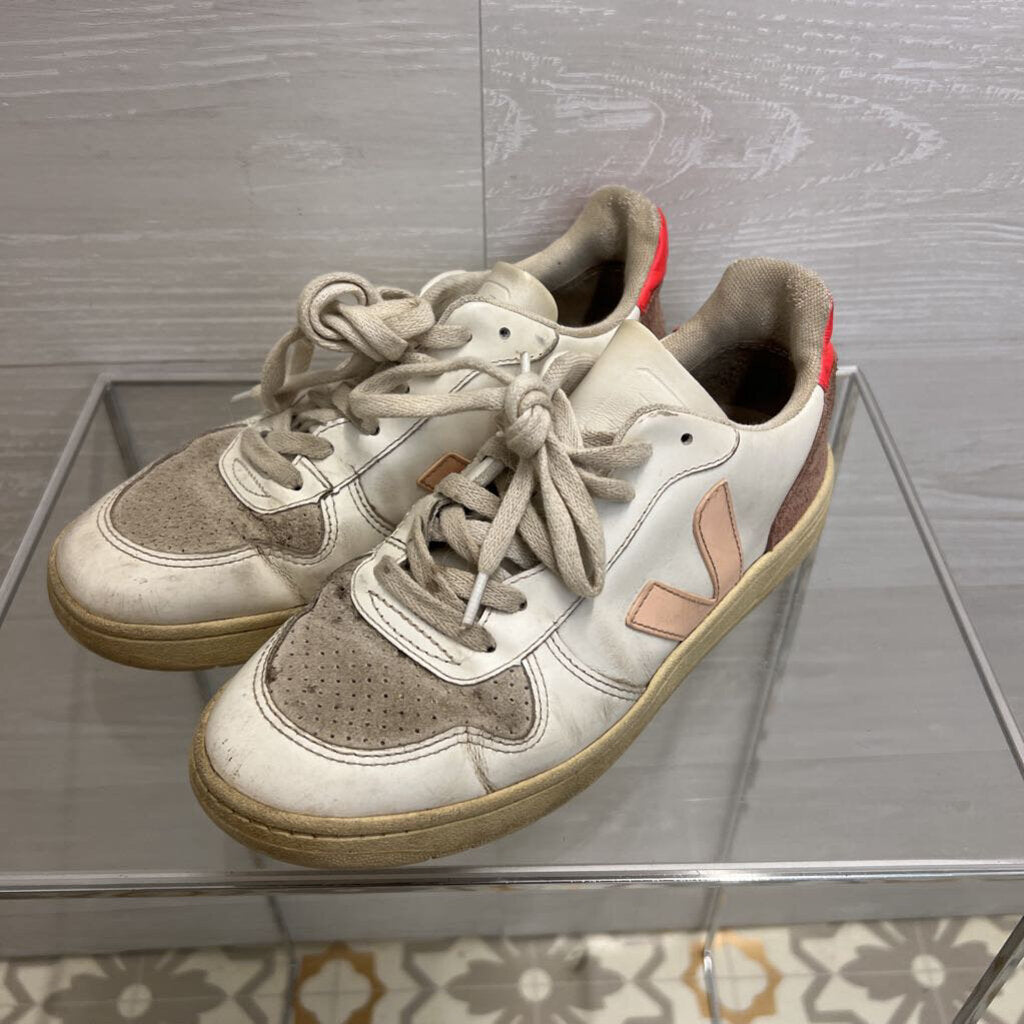 Veja V-10 White/ Pink Sneakers 7