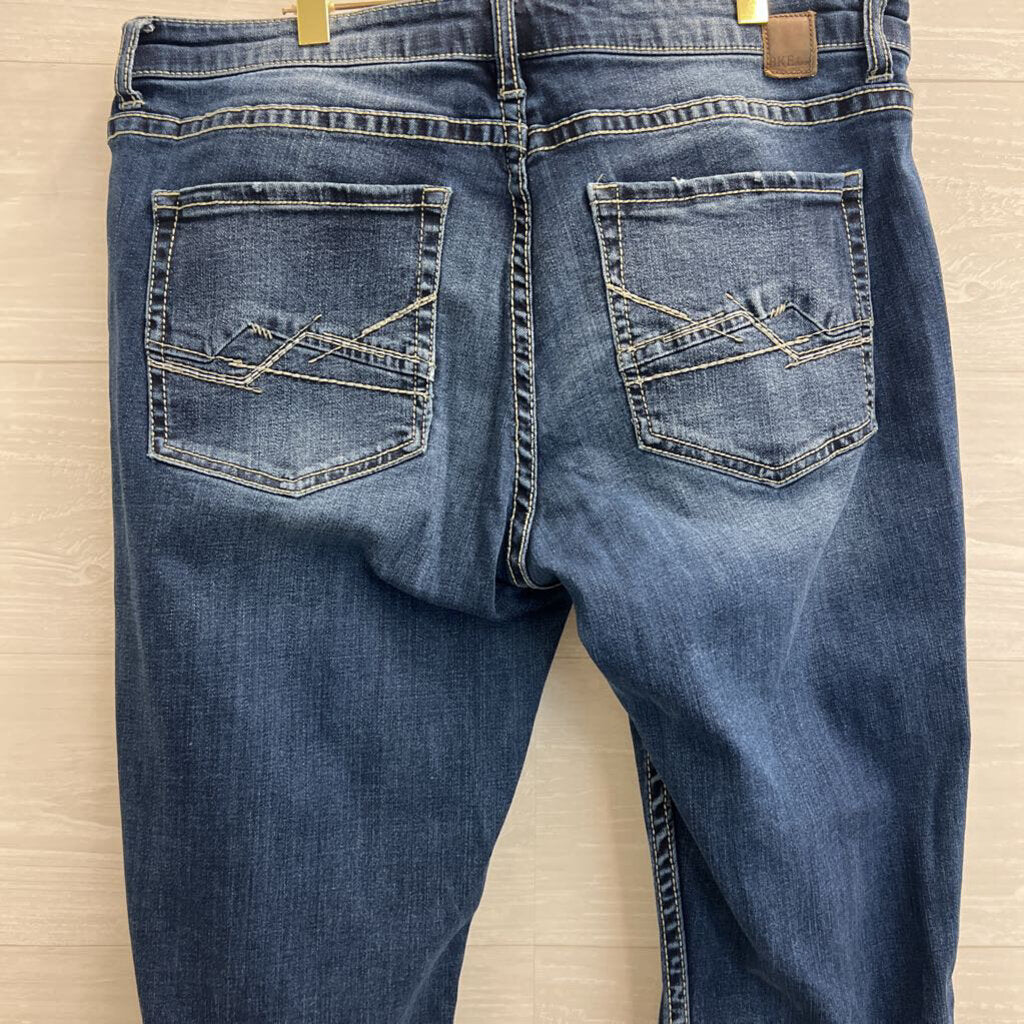 BKE Denim Dark Wash Gabby Bootcut Jeans 32R