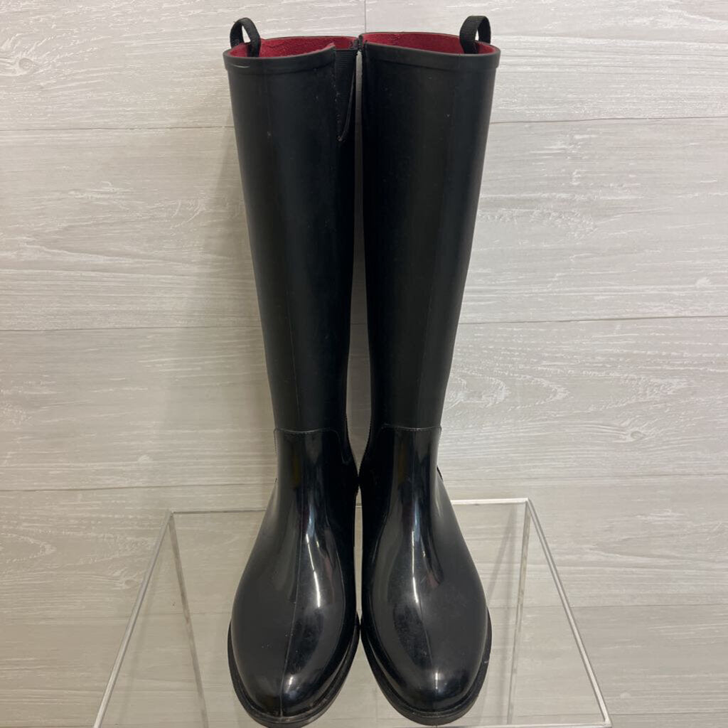 Tommy Hilfiger Black Karissa Pull On Rain Boots 9