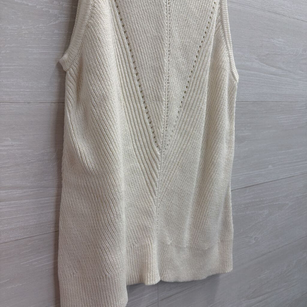 Gap Cream Knit Tank Top Medium Petite