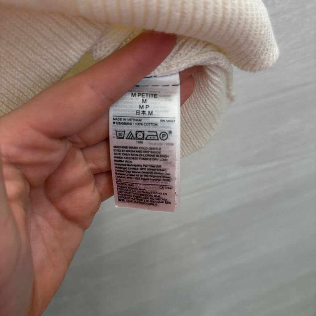 Gap Cream Knit Tank Top Medium Petite