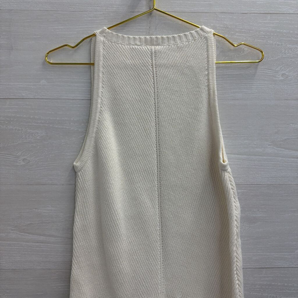 Gap Cream Knit Tank Top Medium Petite
