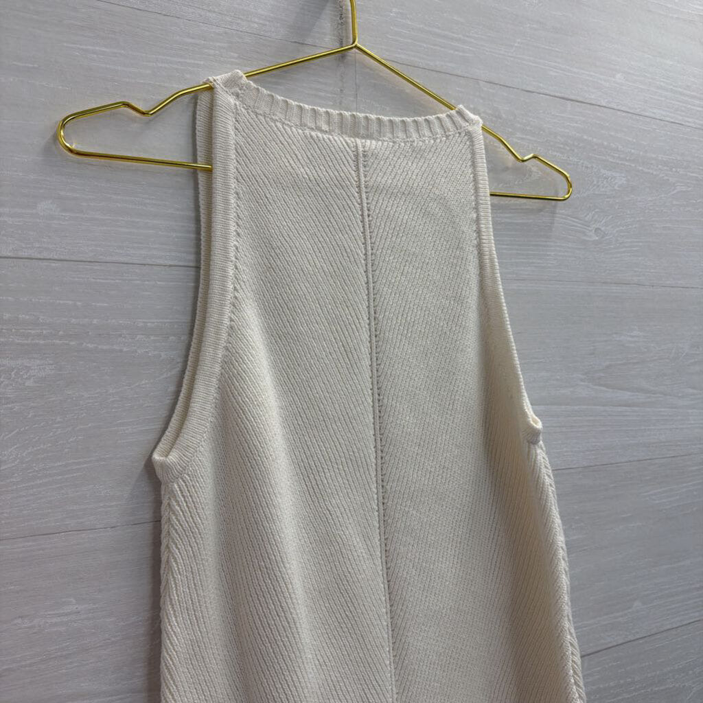 Gap Cream Knit Tank Top Medium Petite