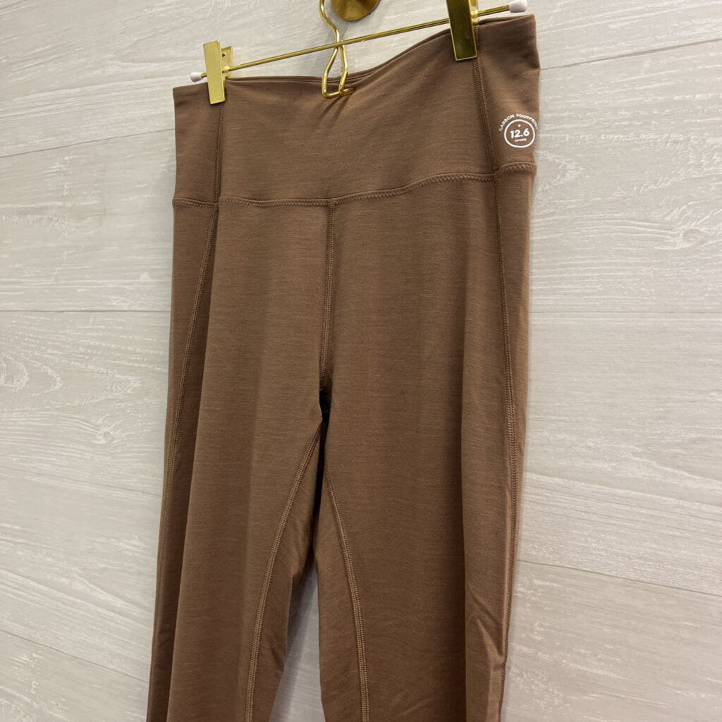 All Birds Brown Athletic Leggings Medium