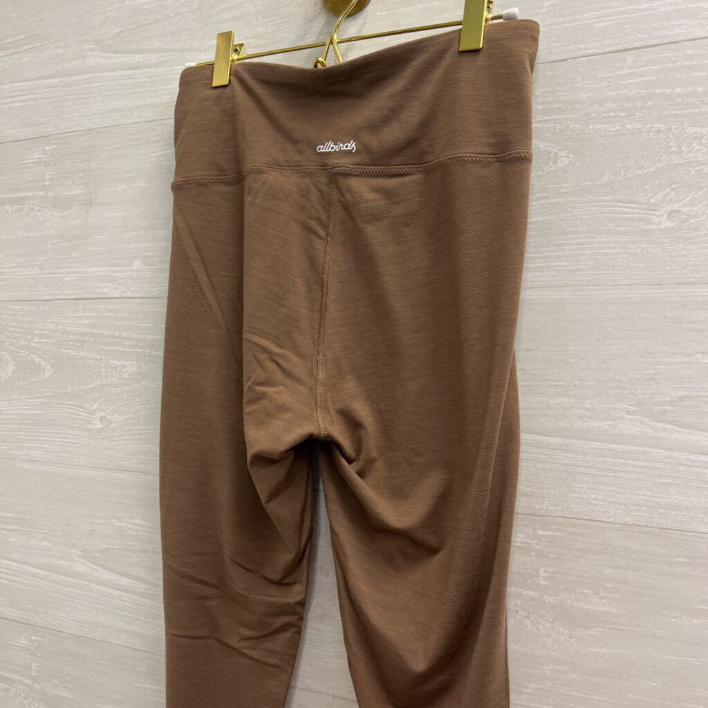 All Birds Brown Athletic Leggings Medium