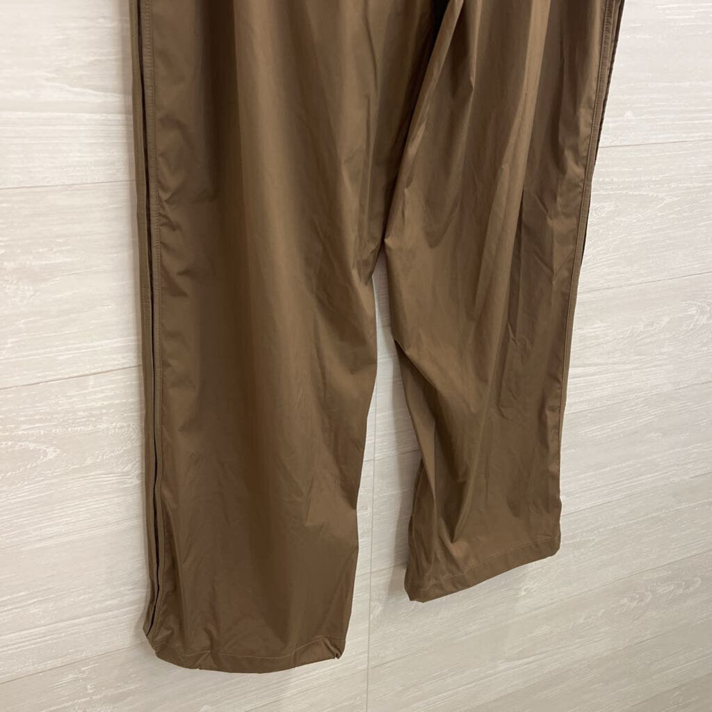Athleta Brown Wide Leg Windbreaker Pants Large