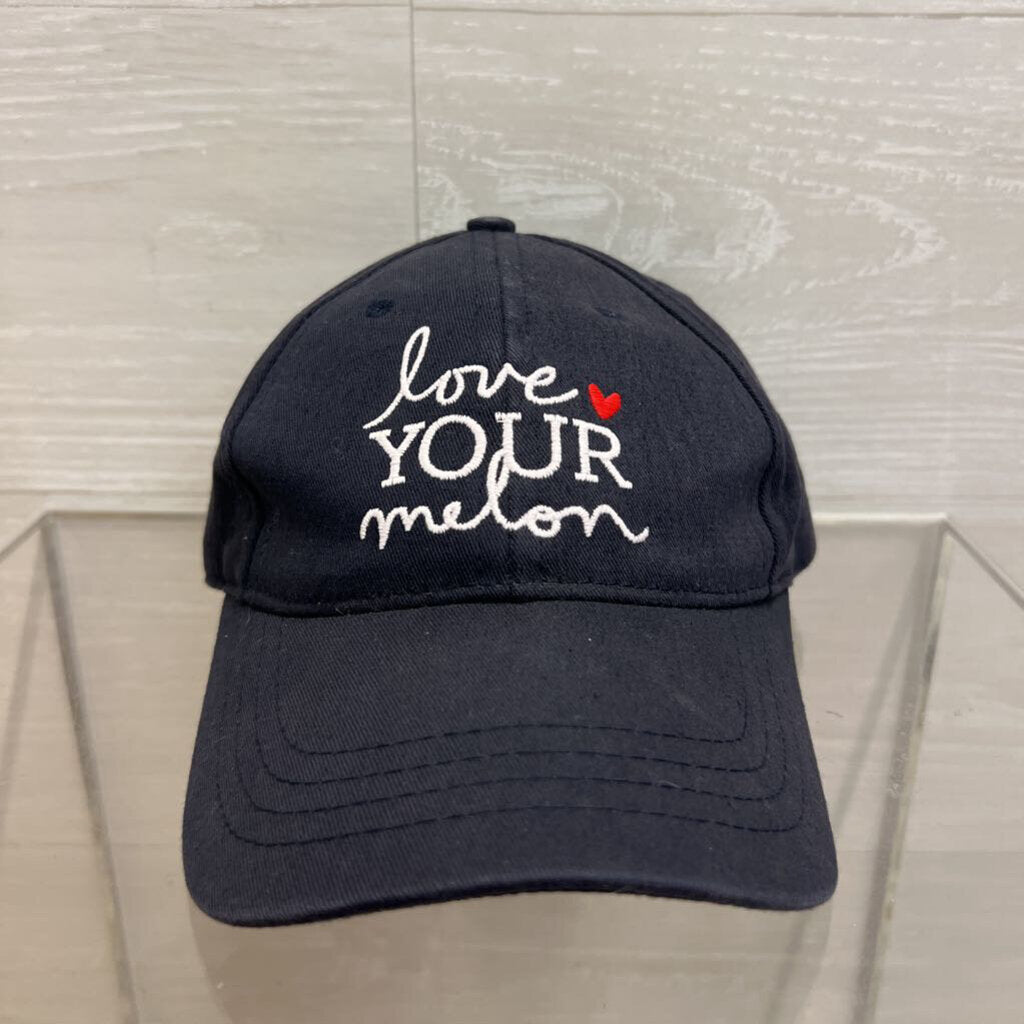 Love Your Melon Navy/ White Embroidered Baseball Hat