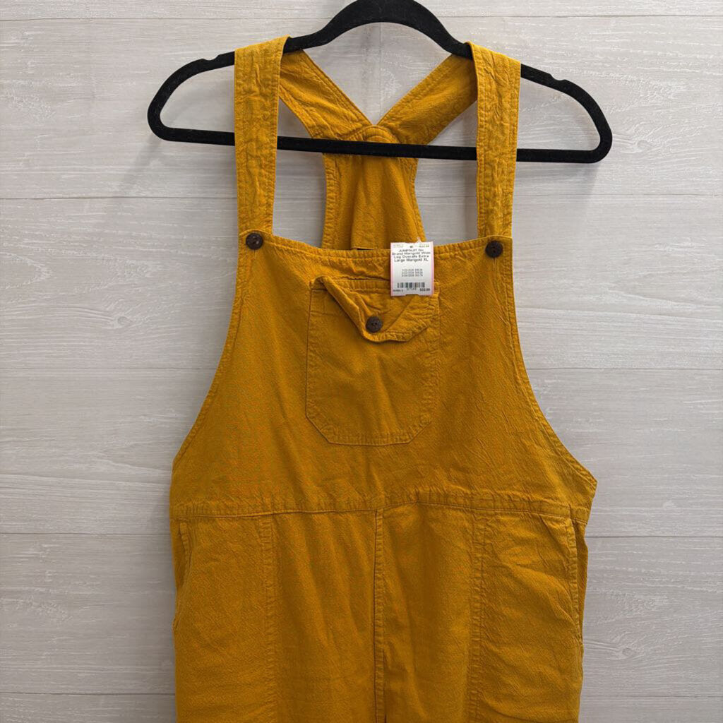 Marigold Wide Leg Overalls Extra Large