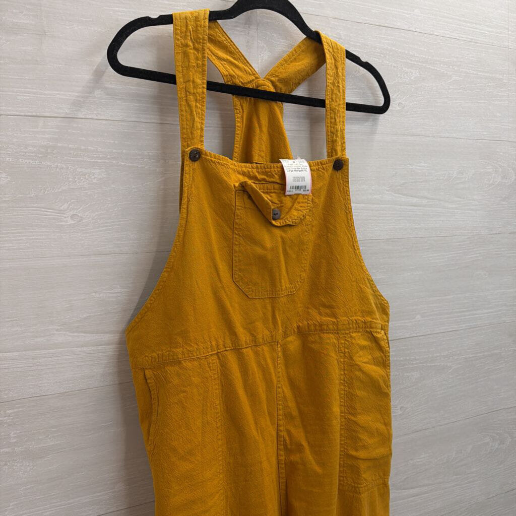 Marigold Wide Leg Overalls Extra Large