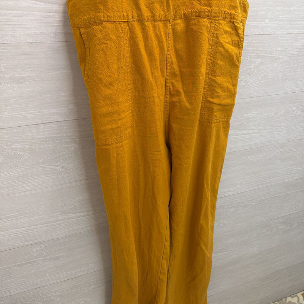Marigold Wide Leg Overalls Extra Large