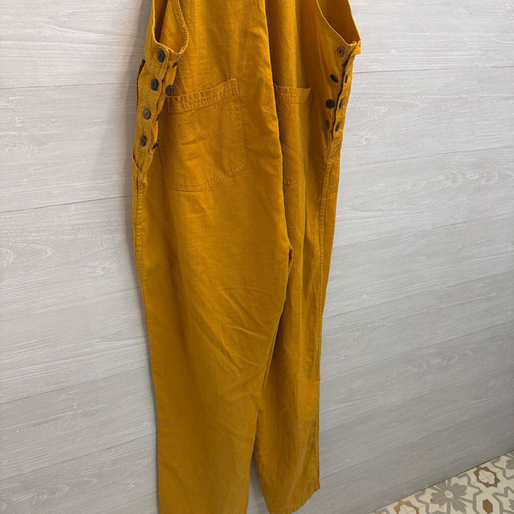 Marigold Wide Leg Overalls Extra Large