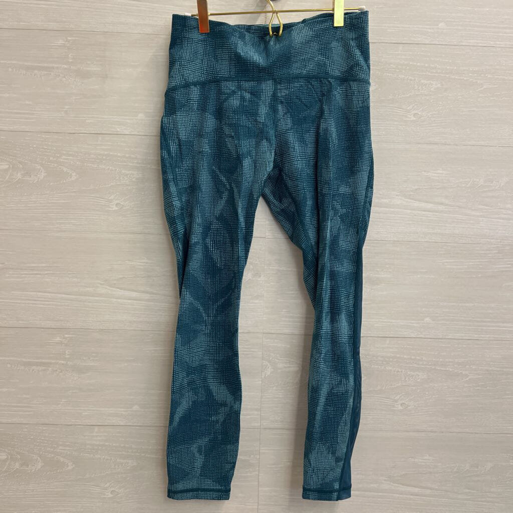Lululemon Blue Print Cropped Leggings 8