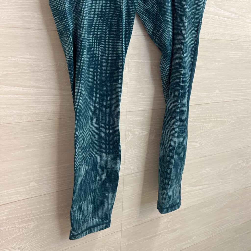 Lululemon Blue Print Cropped Leggings 8