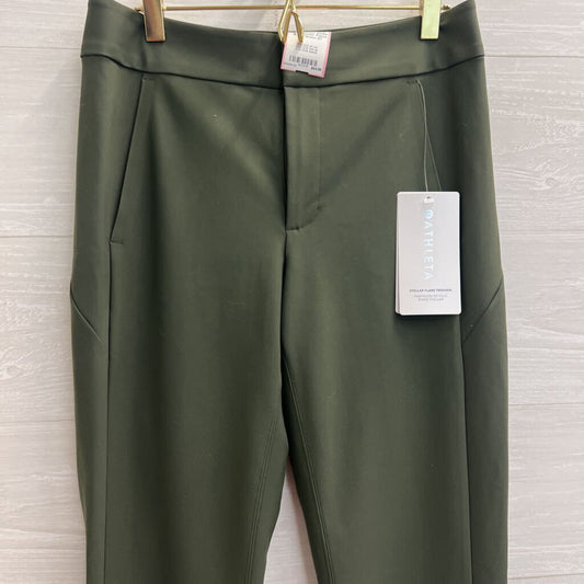 Athleta Green Stellar Flare Trouser Pants 6 Tall