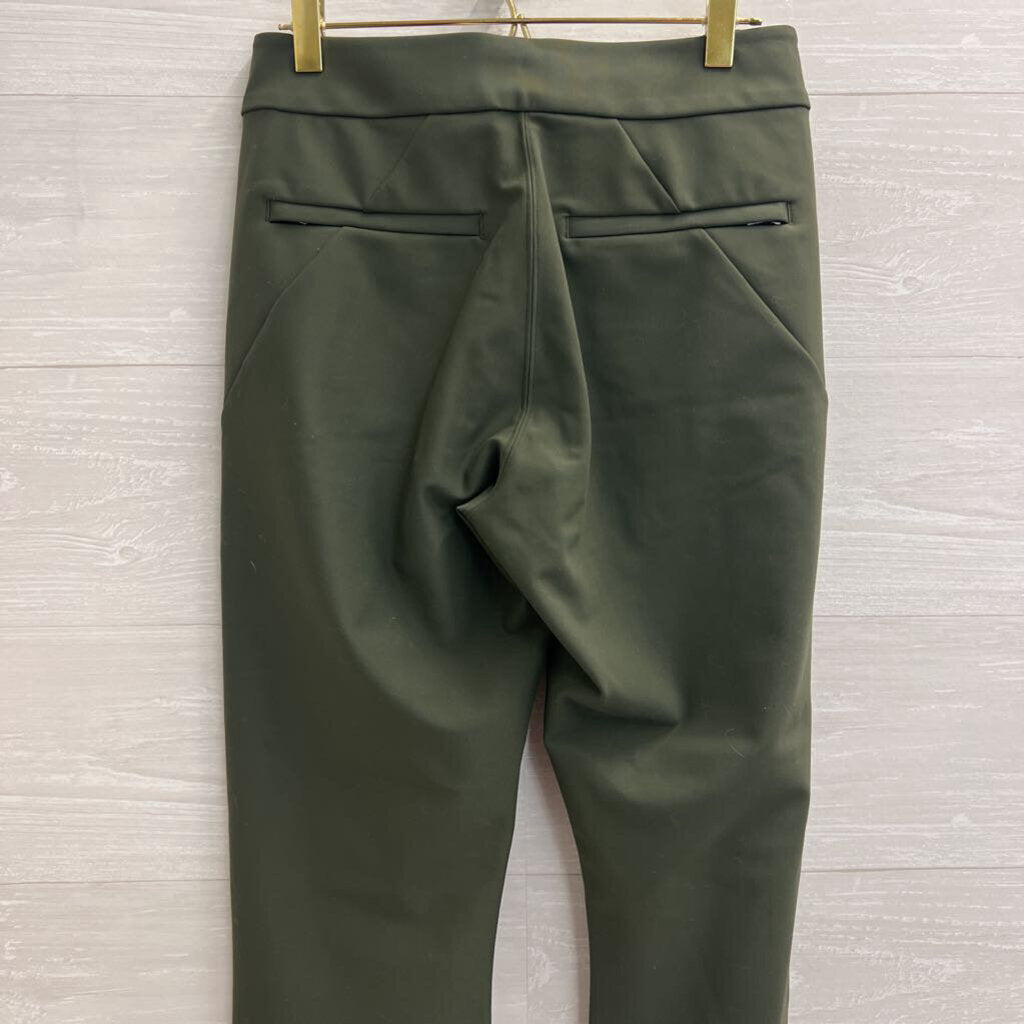 Athleta Green Stellar Flare Trouser Pants 6 Tall