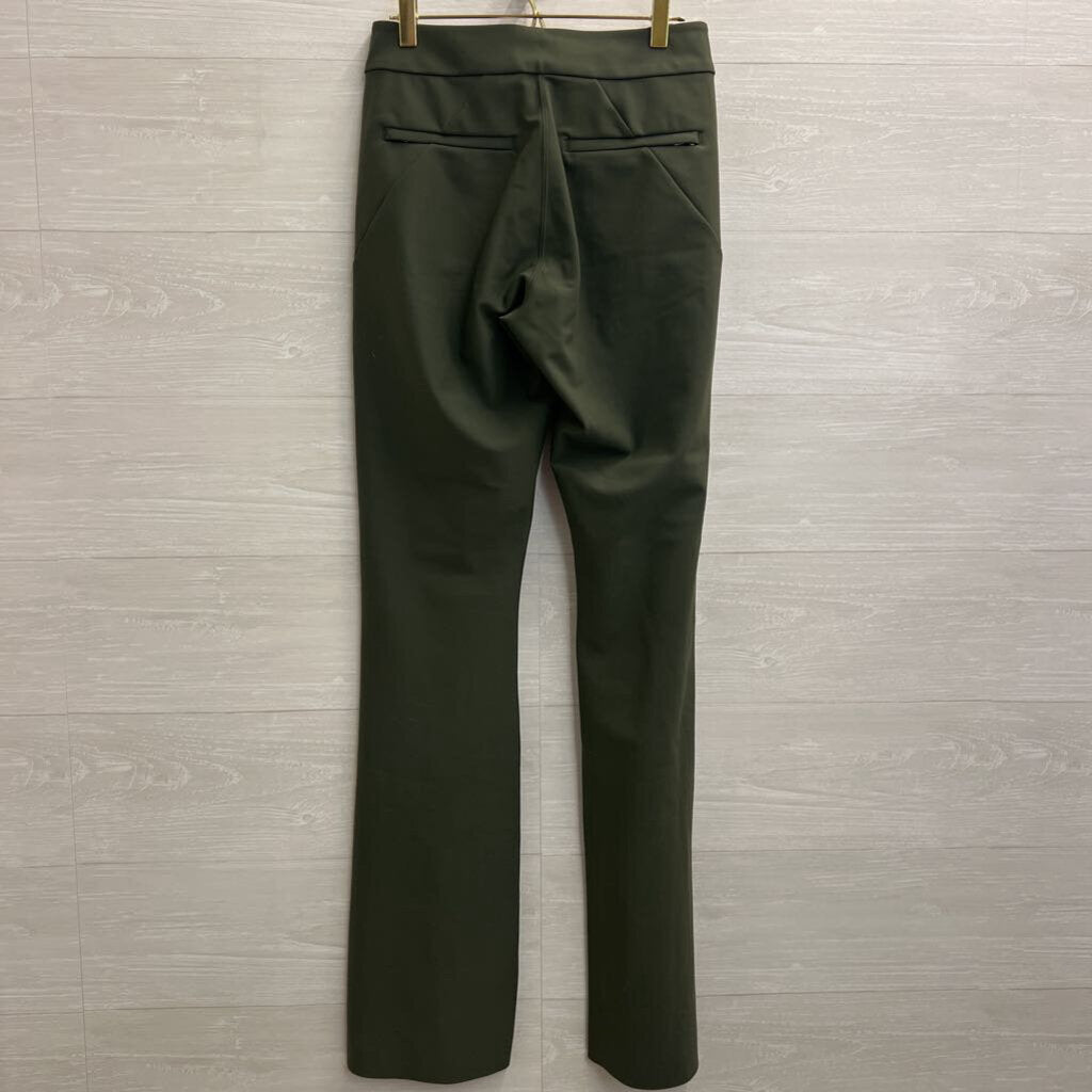 Athleta Green Stellar Flare Trouser Pants 6 Tall