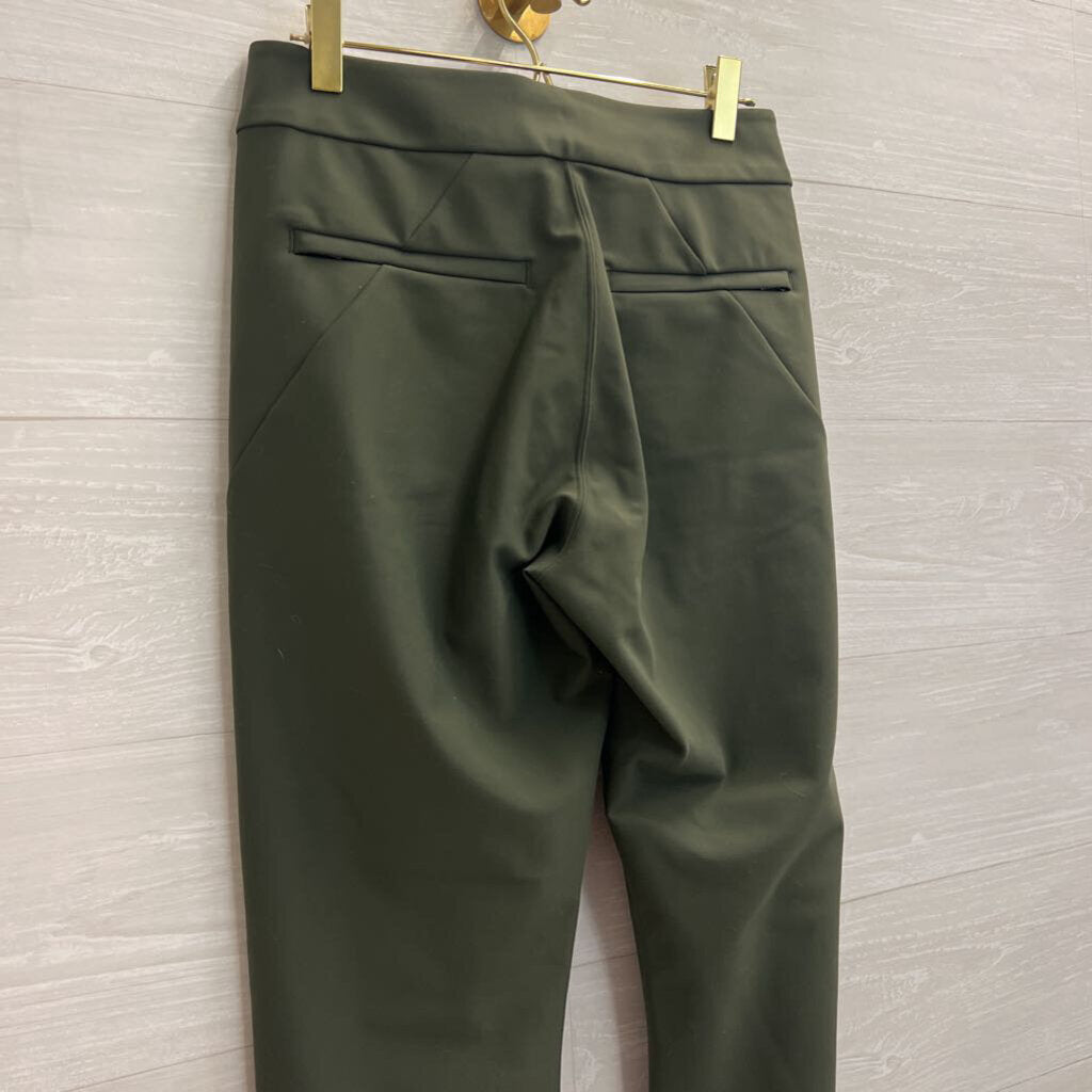 Athleta Green Stellar Flare Trouser Pants 6 Tall