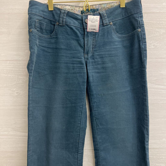 Prana Blue Corduroy Straight Leg Pants 6