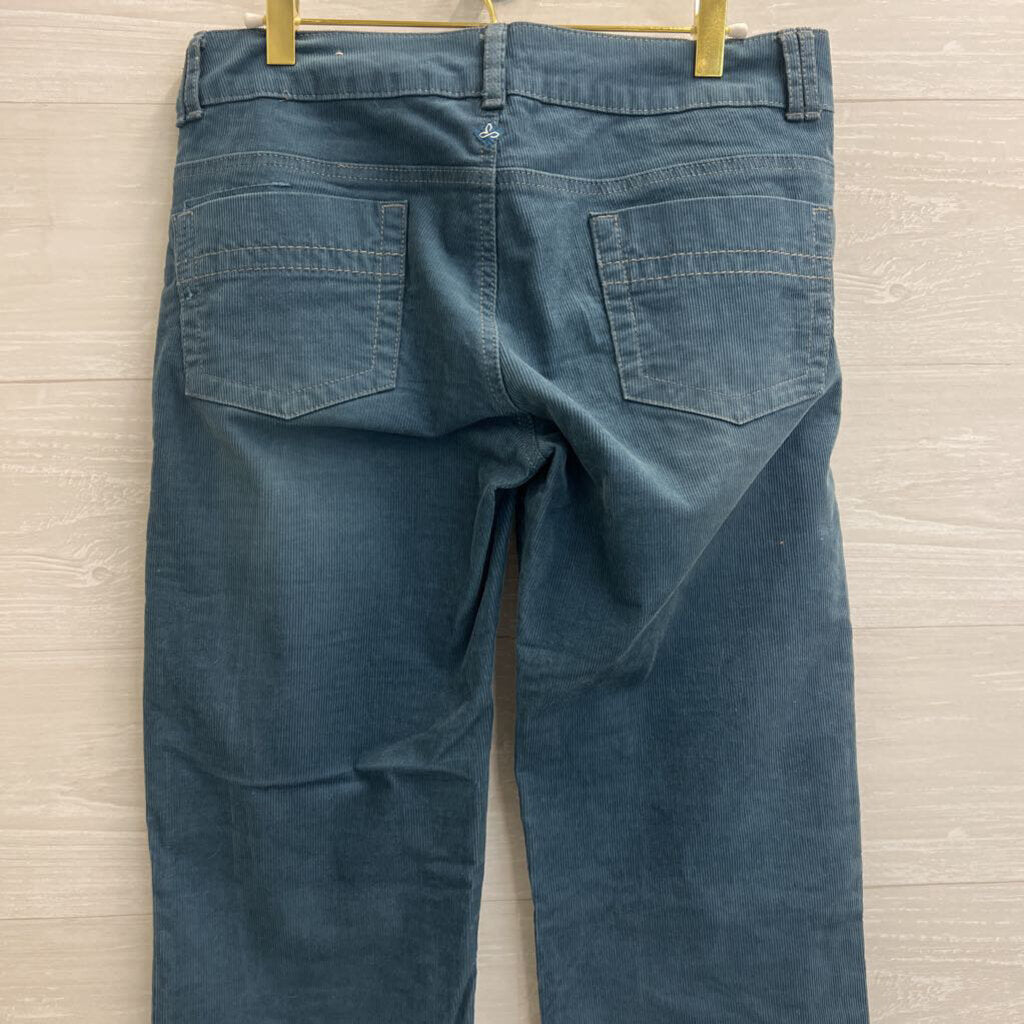 Prana Blue Corduroy Straight Leg Pants 6