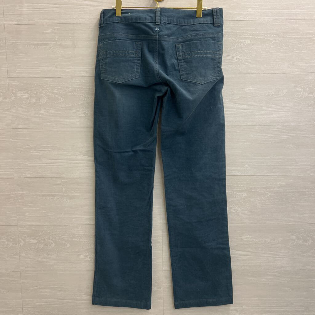 Prana Blue Corduroy Straight Leg Pants 6