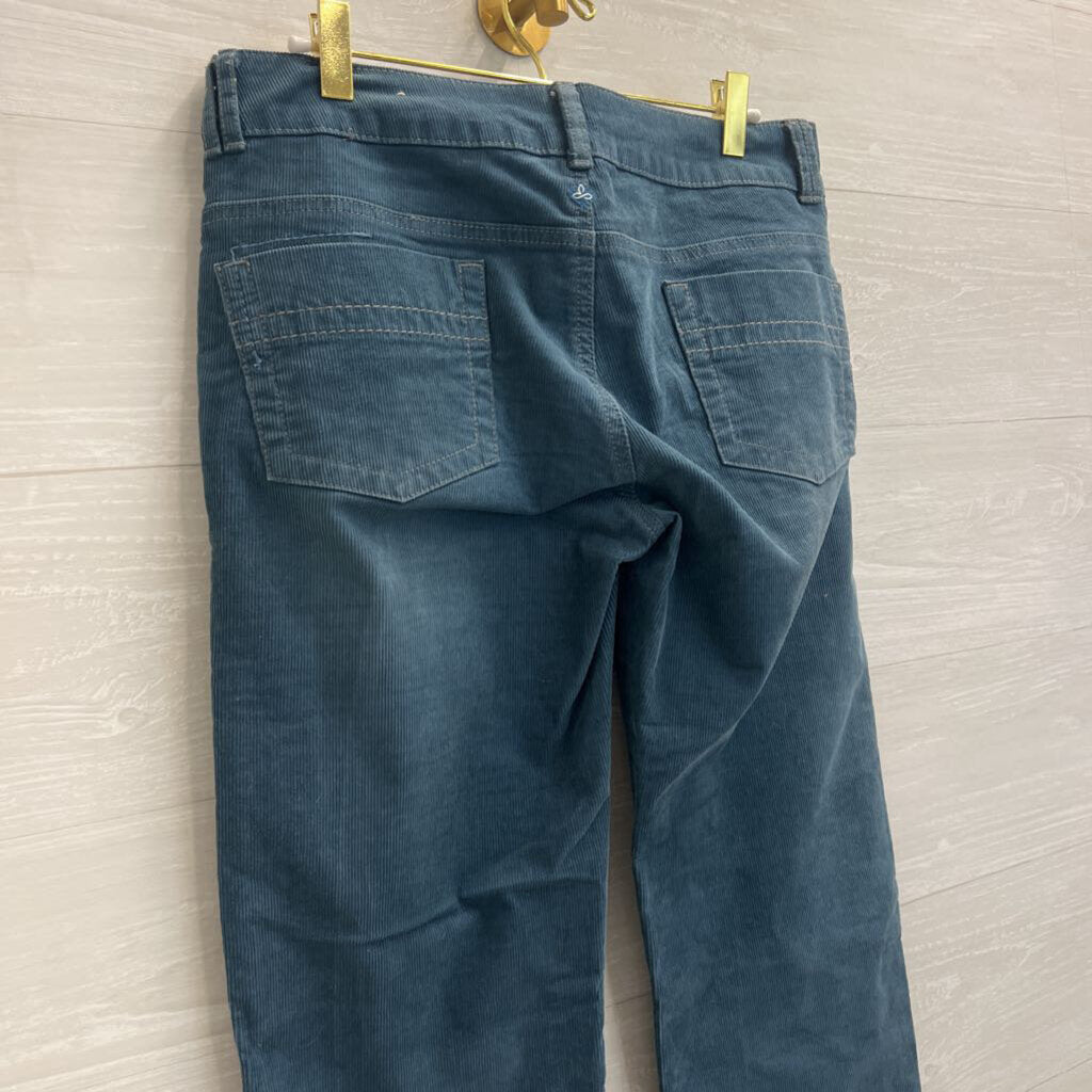 Prana Blue Corduroy Straight Leg Pants 6