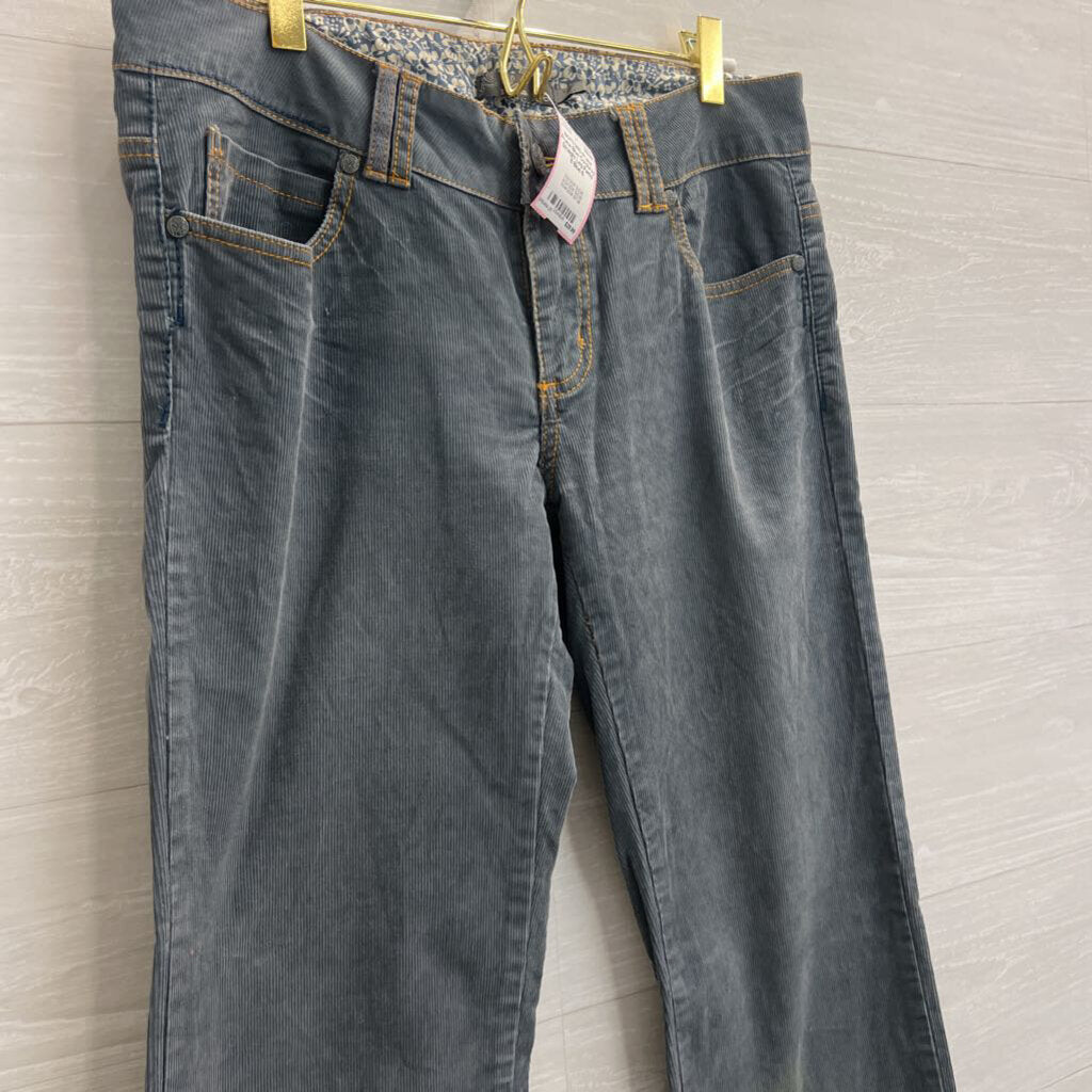 Prana Blue Corduroy Straight Leg Pants 6