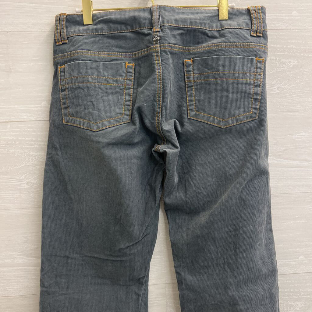 Prana Blue Corduroy Straight Leg Pants 6