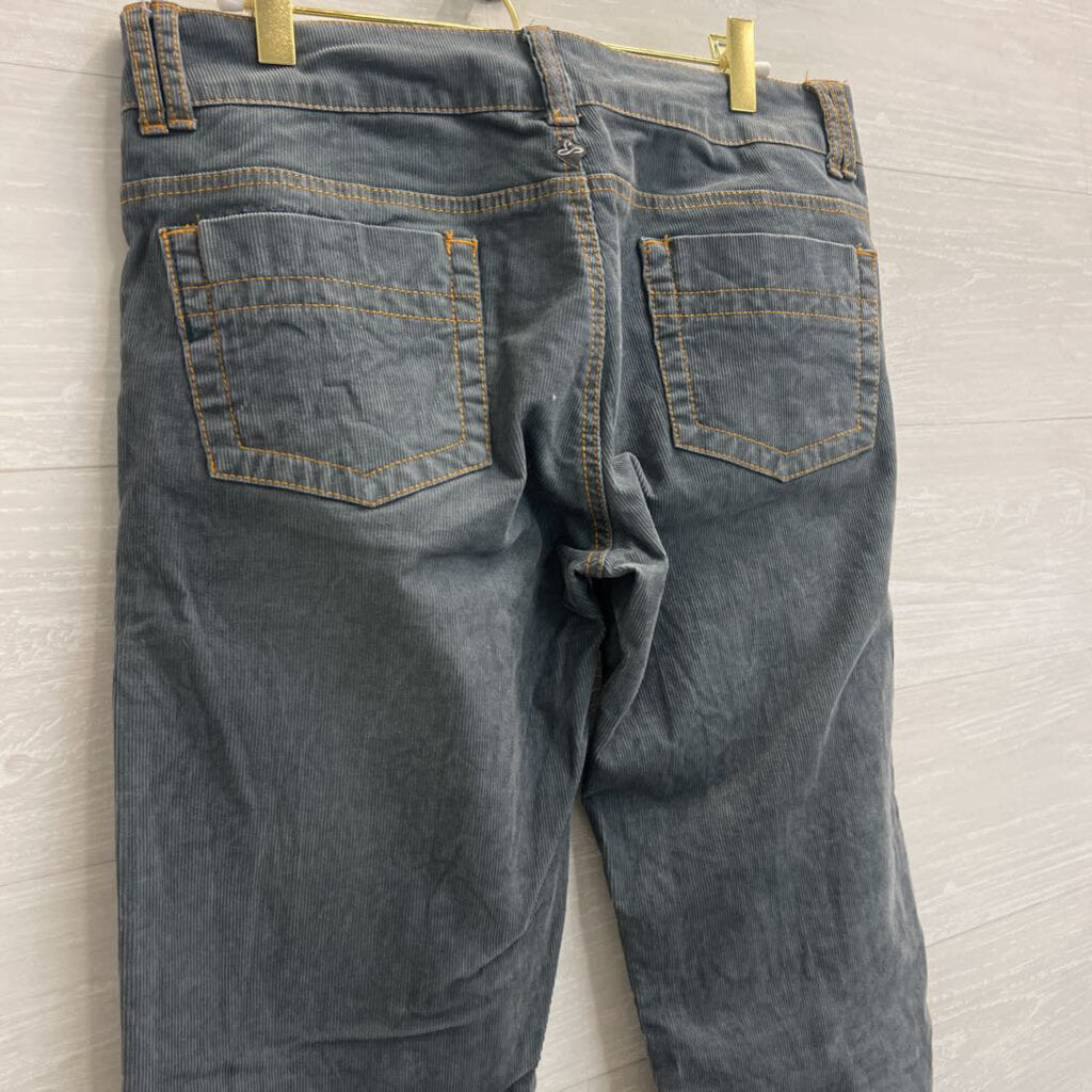 Prana Blue Corduroy Straight Leg Pants 6