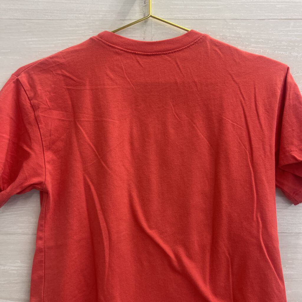 GM Pink Camaro Cropped Short Sleeve Graphic Tee Extra Small