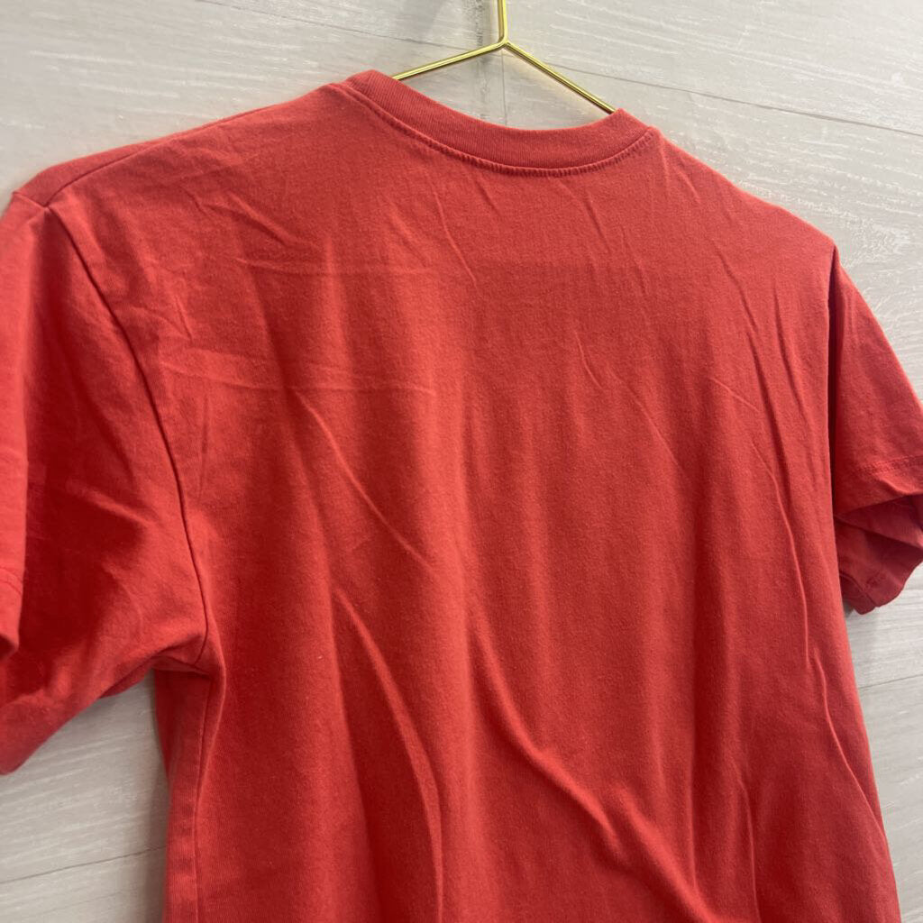 GM Pink Camaro Cropped Short Sleeve Graphic Tee Extra Small