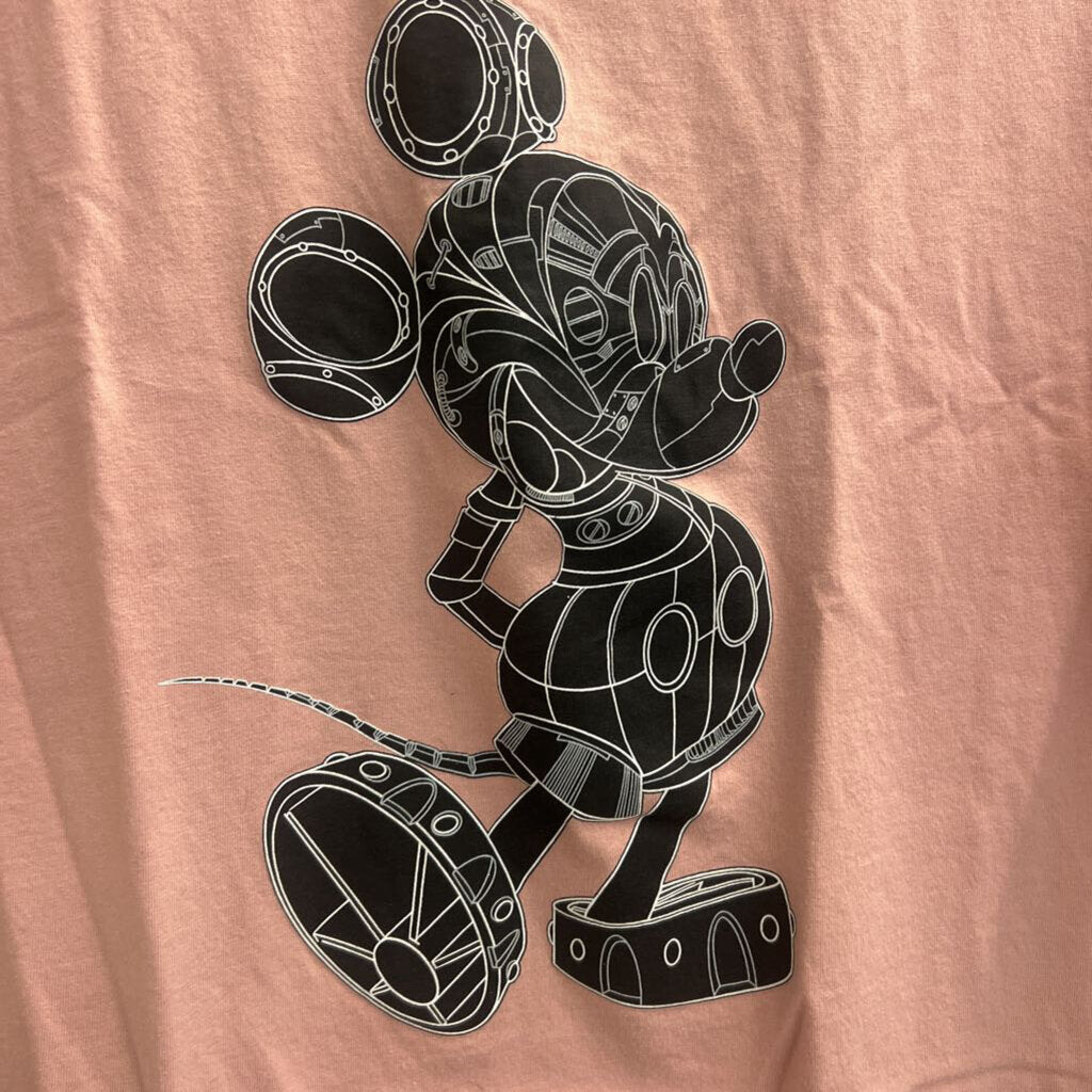 Uniqlo Purple/ Black Mickey Short Sleeve Graphic Tee Large