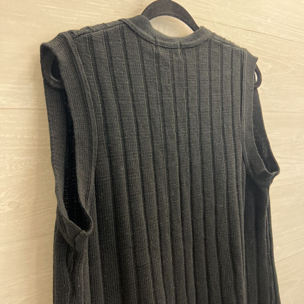 Classics Black Knit Sweater Vest Medium