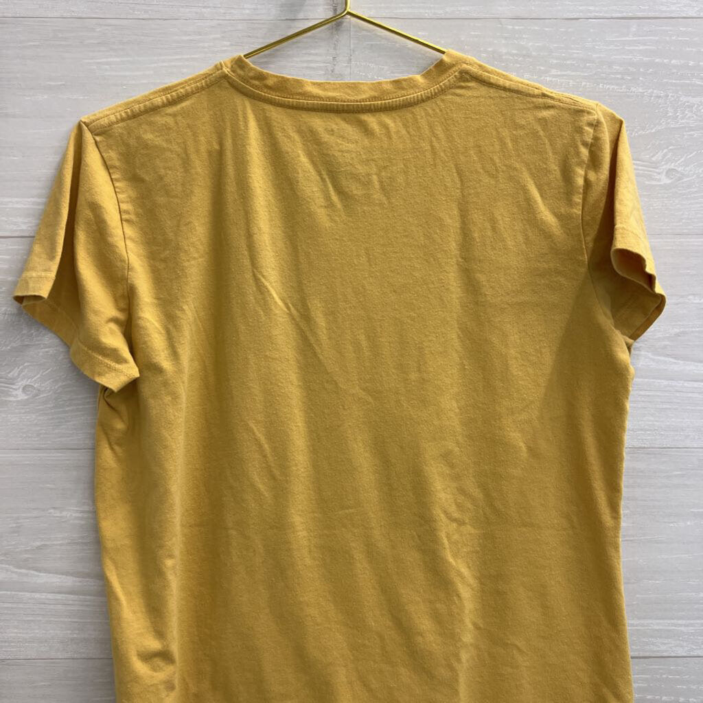 Mighty Fine Yellow The Sun Short Sleeve Graphic Tee Large