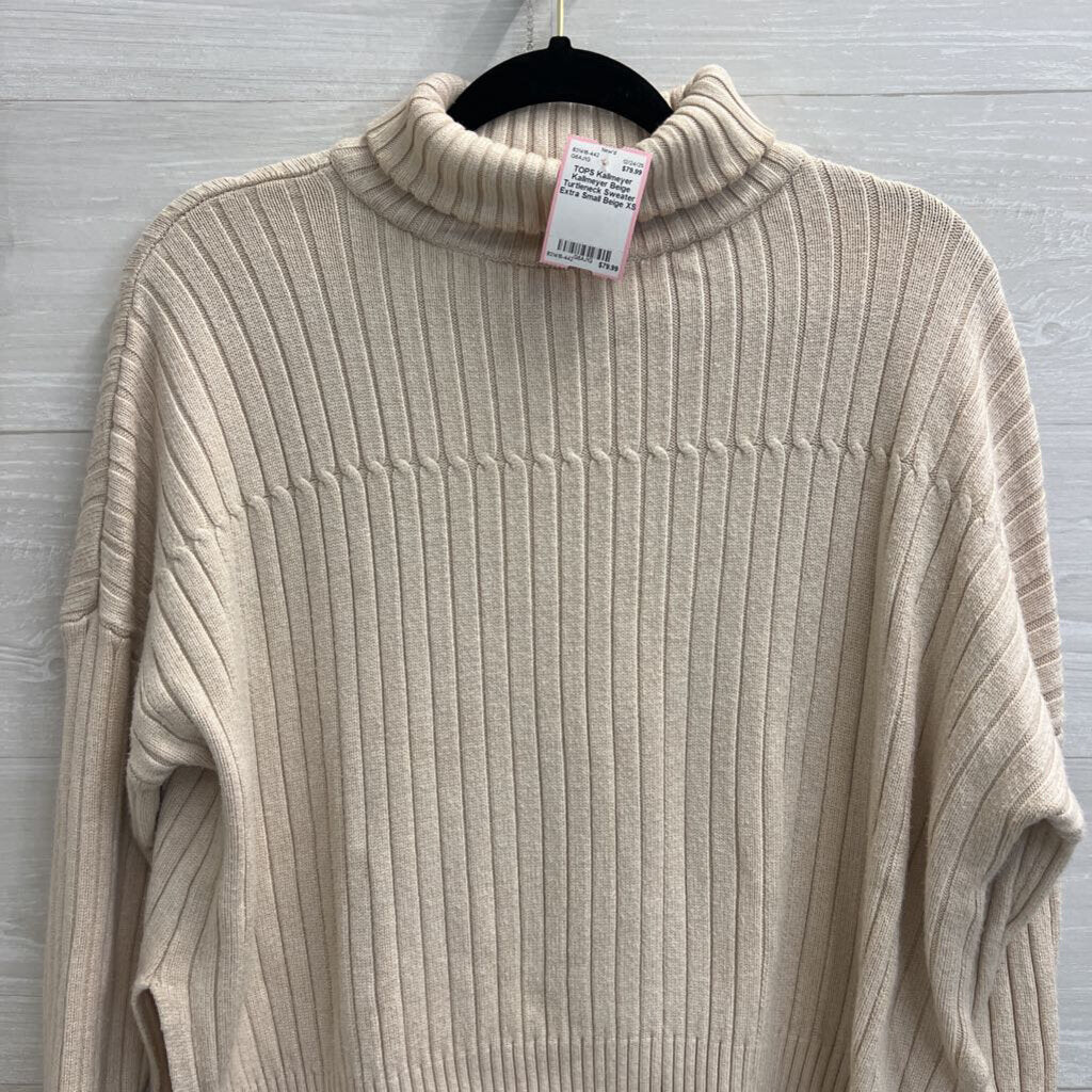 Kallmeyer Beige Turtleneck Sweater Extra Small