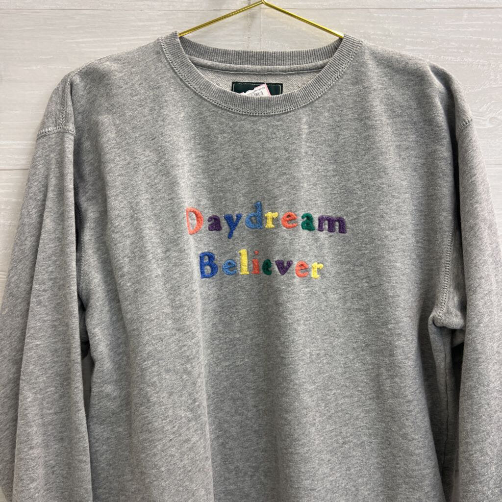 Roots Grey/ Multi Daydream Believer Long Sleeve Pullover Small
