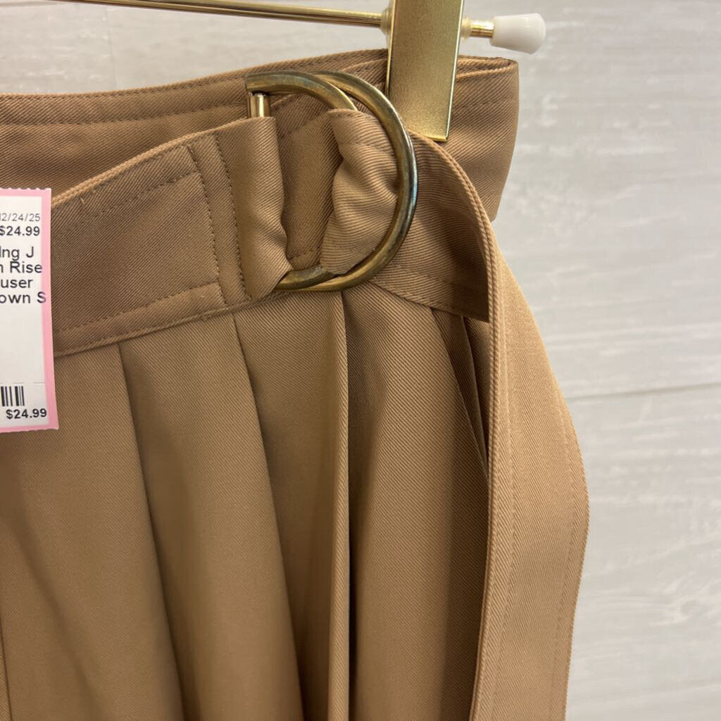 J Inc Brown High Rise Wide Leg Trouser Pants Small