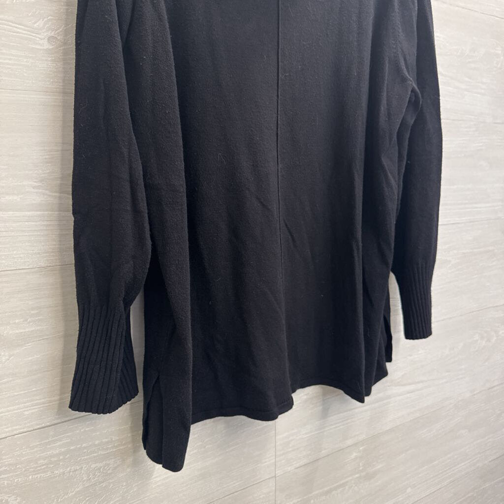 Tribal Black Turtleneck Sweater Top Extra Large