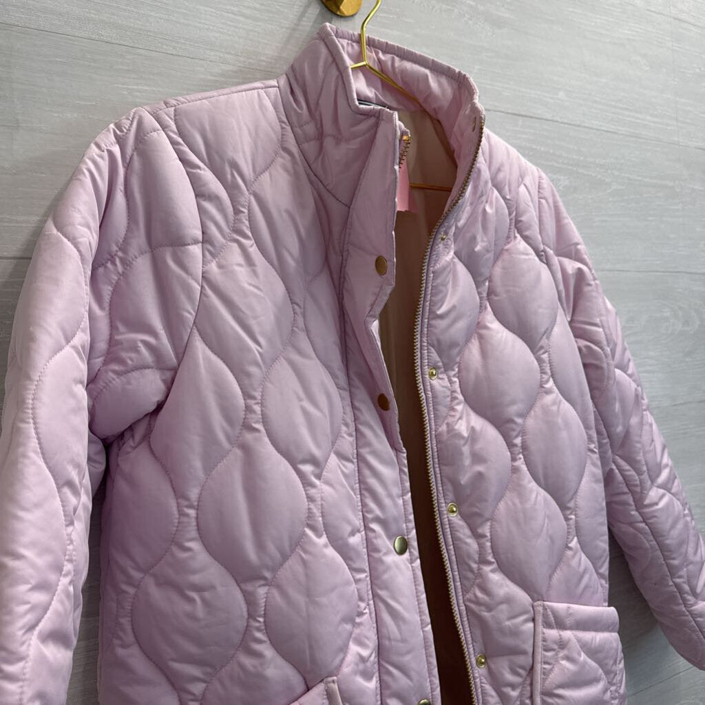 J Crew Lavender Quilted Puffer Jacket Medium