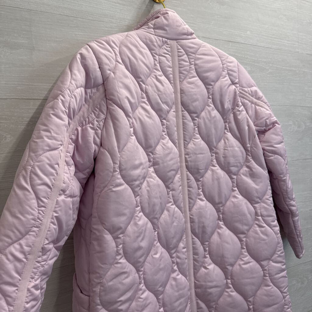 J Crew Lavender Quilted Puffer Jacket Medium